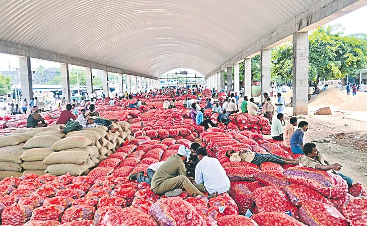 Onion prices are falling day by day