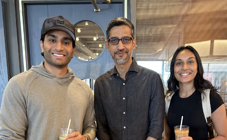 Indian Origin Man Stumbles Upon Google CEO Sundar Pichai