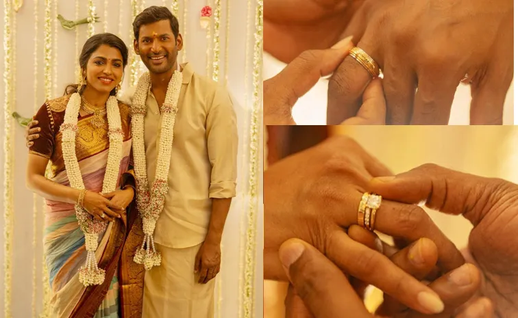 సింపుల్‌గా నిశ్చితార్థం చేసుకున్న హీరో విశాల్