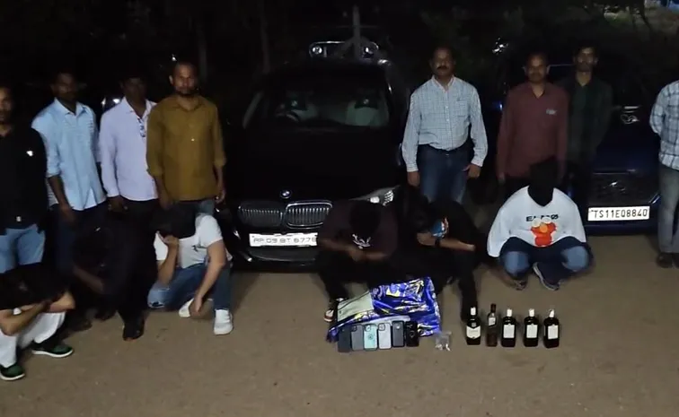 It Employees Drug Party At Chevella Farmhouse