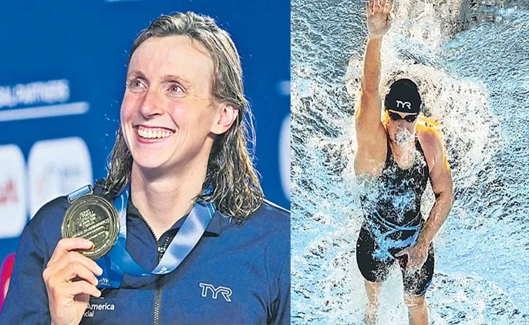 Katie Ledecky wins 800m freestyle crown for 23rd world title