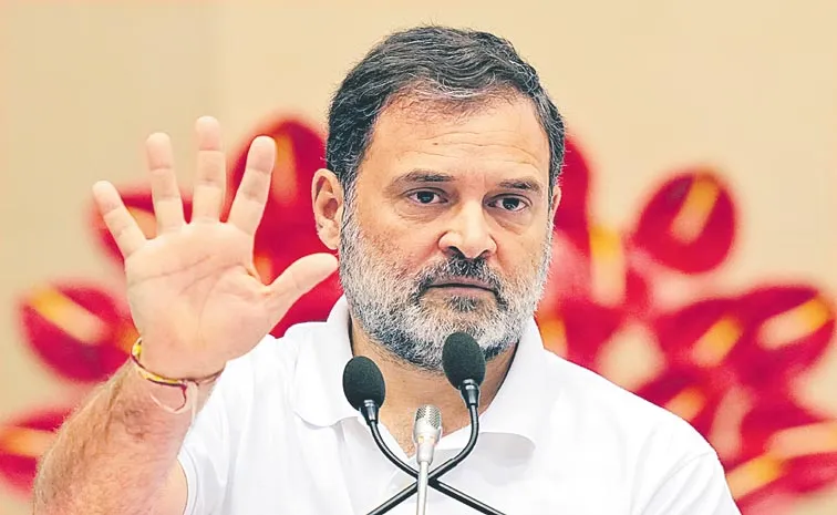 Election system in India is dead says Rahul Gandhi