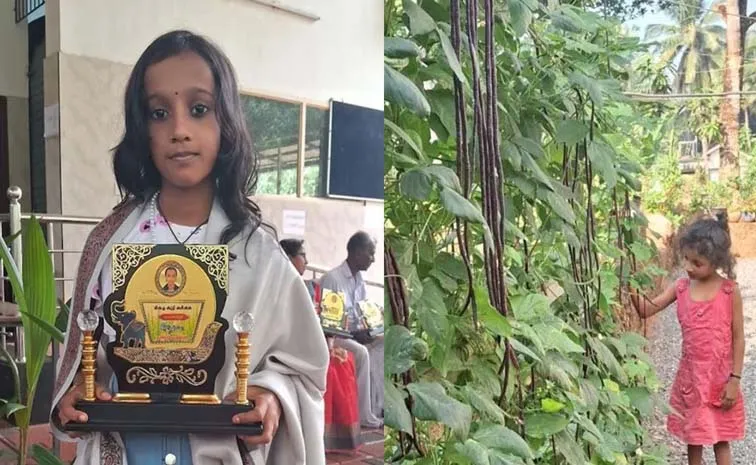 Kerala's girl farmer contributes vegetables from home garden