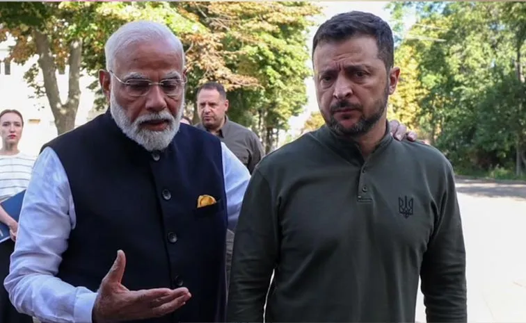 PM Modi speaks to Ukraine Zelenskyy ahead of meeting with Putin