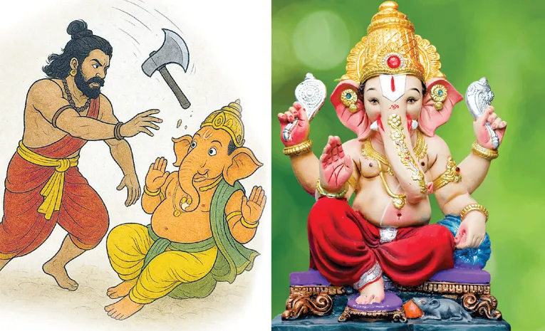 Parashurama Vs Ganesha