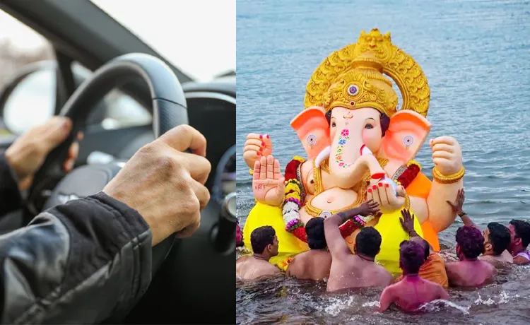Car Rams Into Devotees During Ganesh Immersion in Paderu