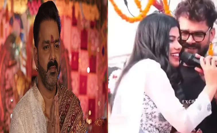 Bhojpuri actor Pawan Singh Controversy another Video Of Flirting a women