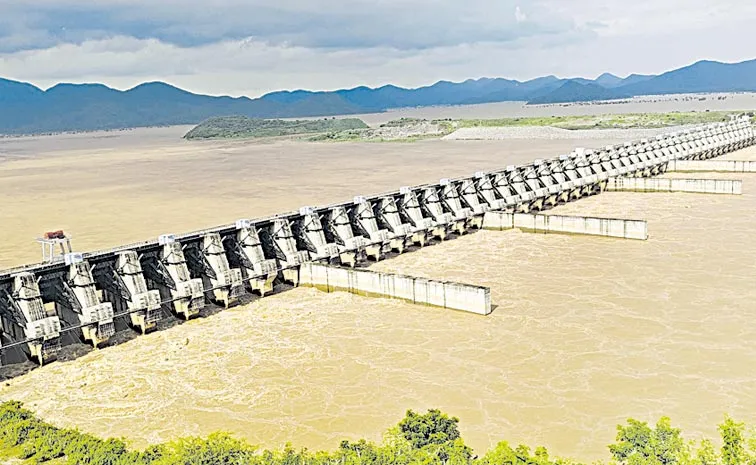 Main Dam Gap-2 design in sandy soil: Andhra pradesh