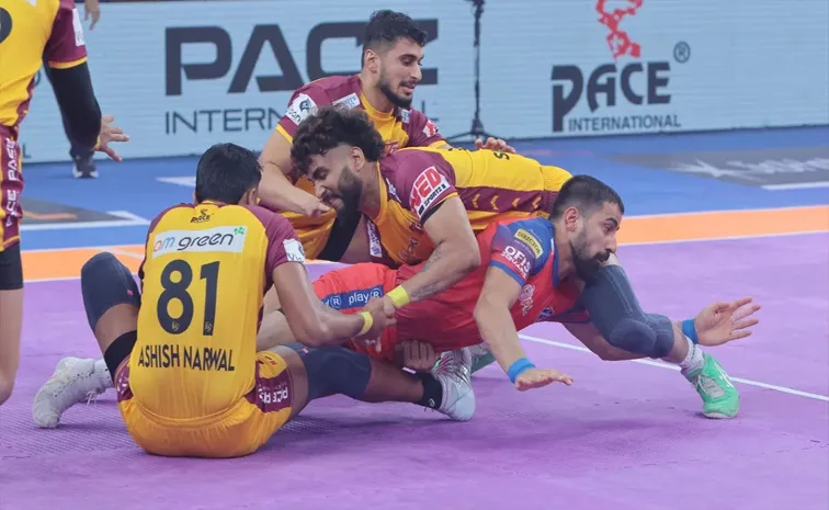 PKL 2025: UP Yoddhas take down Telugu Titans 40-35 in Vizag