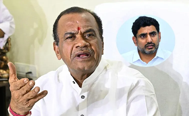 Komatireddy Venkat Reddy reacts On Nara Lokesh Banakacherla Comments