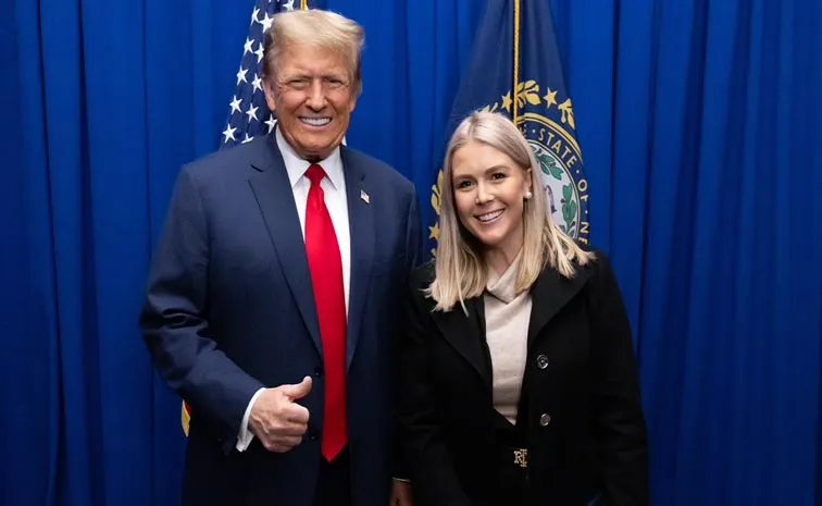 Trump Showers Praise on White House Press Secretary Karoline Leavitt