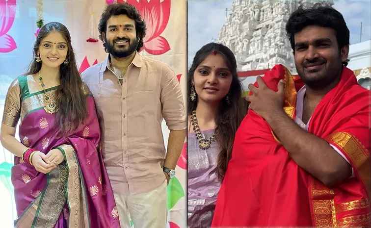 Kiran Abbavaram son name Reveal In Tirumala
