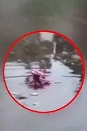 Bahubali Scene In Uttar Pradesh prayagraj Floods1