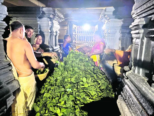 కాళేశ్వరాలయంలో శ్రావణ శోభ
