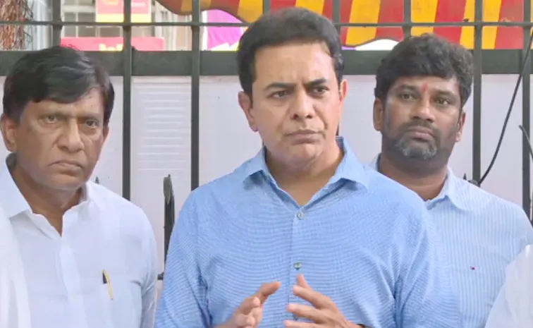 ktr slams kaleshwaram commission report