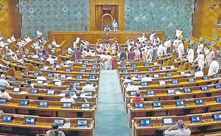 Loksabha Adjourned Amid Opposition Uproar Over Bihar Voter Roll Revision