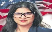 Indian-Origin Mathura Sridharan Facing Flak For Bindi