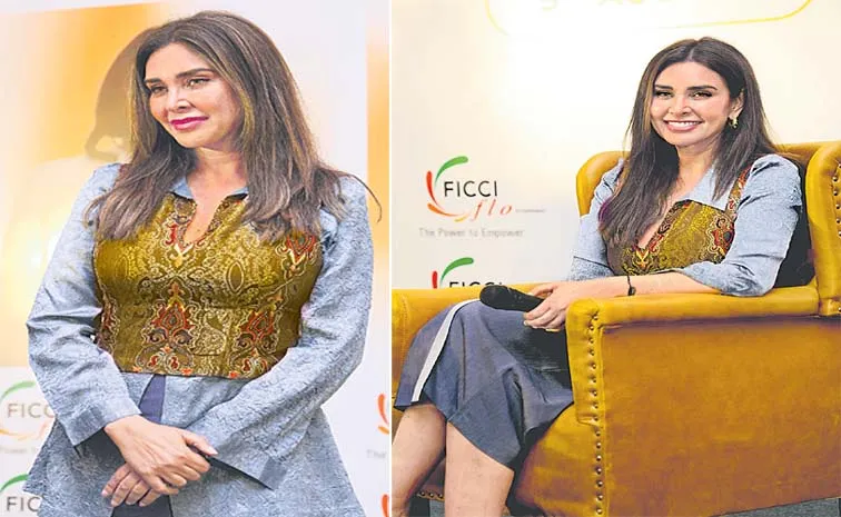 FICCI Ladies Organization Hyderabad Chapter interactive session Lisa Ray Speech