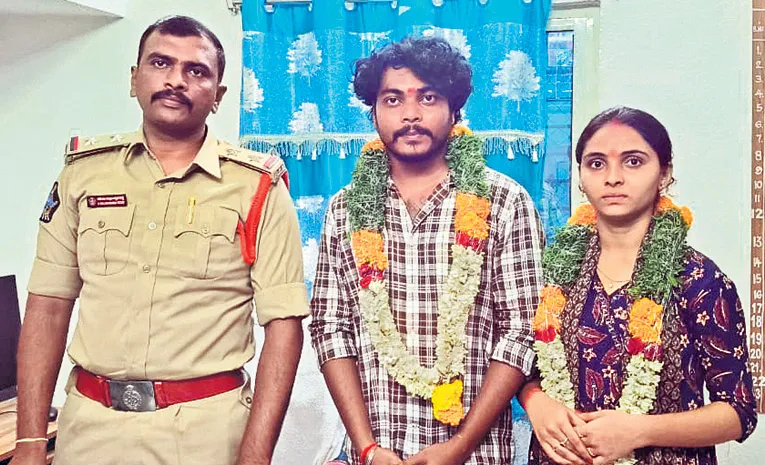 Love Couple Approach Police in Fear of Life