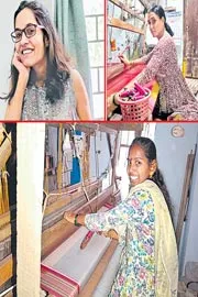 Sakshi Special Story About Women Entrepreneurs in Handloom Sector5
