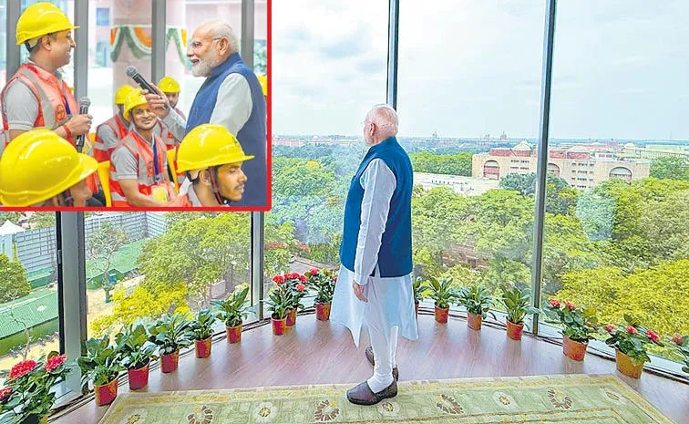 PM Narendra Modi inaugurates Kartavya Bhavan-3 in Delhi