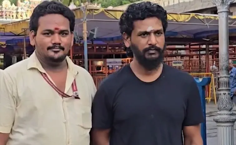 Lokesh Kanagaraj visits Tiruvannamalai temple before Coolie release
