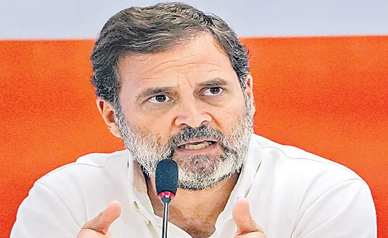 Rahul Gandhi links US tariff threats with Adani
