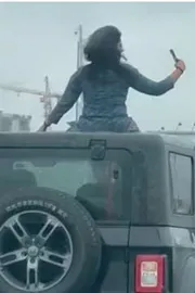 Girl Crazy Stunt on Car Sunroof Viral Then This Happend4