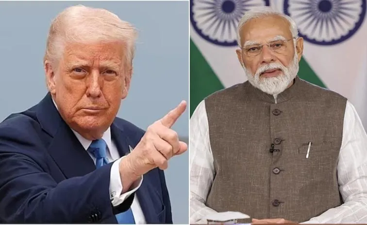 Donald Trump Says halts trade talks with India amid tariff row
