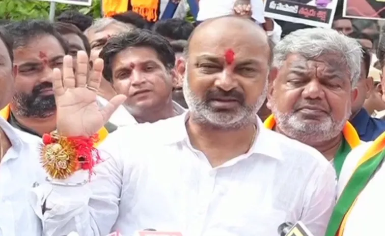 Phone Tapping Case: Bandi Sanjay Comments On KCR
