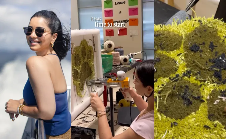 Sara Tendulkar Takes The Rug Tufting Challenge video