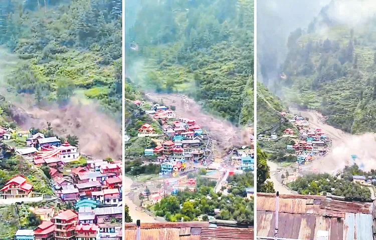 Cloudburst leaves a deep tragedy