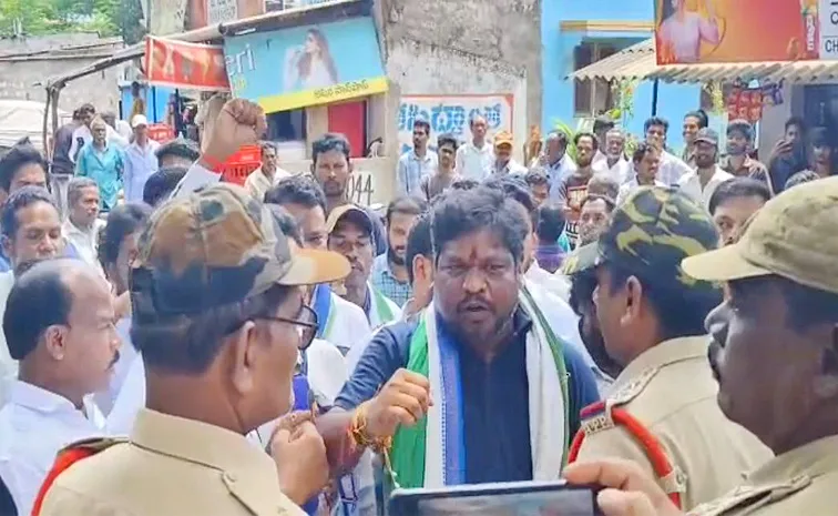 Political Tension In Chandrababu Tour At Alluri District