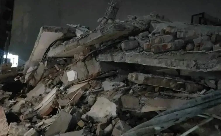 Wall Collapses In Delhi Jaitpur Amid Heavy Rains
