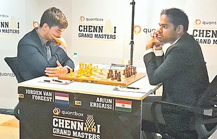 Irigeshi Arjun scores first draw in Chennai Grandmasters International Chess Tournament