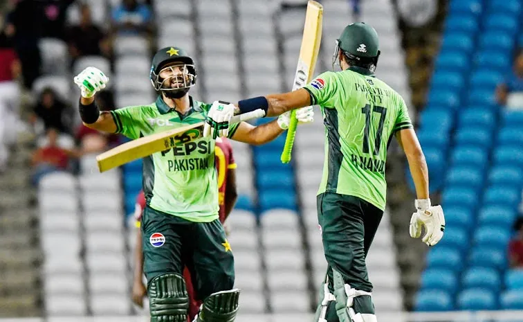 Rizwan Nawaz Shines Pakistan Beat West Indies By 5 Wickets 1st ODI