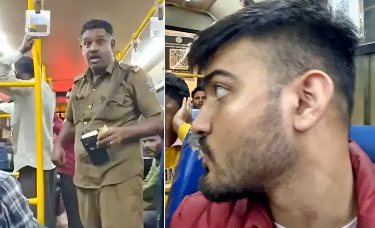 BMTC Conductor Slaps Passenger