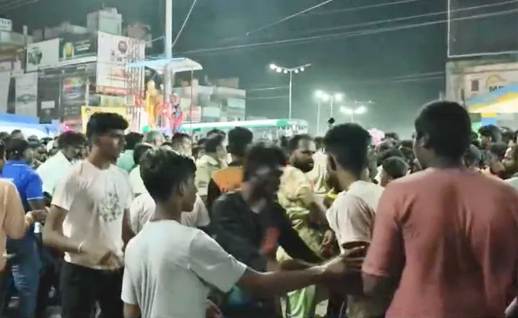 Annamayya Piler TDP Janasena Clash Amid Ganesh Nimajjanam