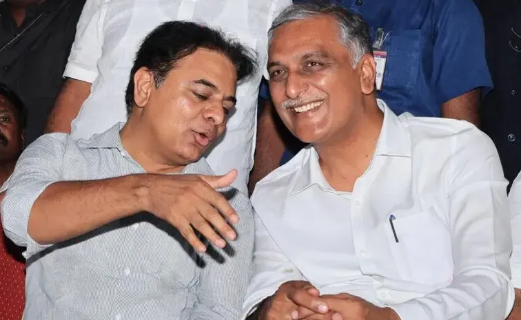 హరీష్ రావుపై కేటీఆర్ పొగడ్తల వర్షం