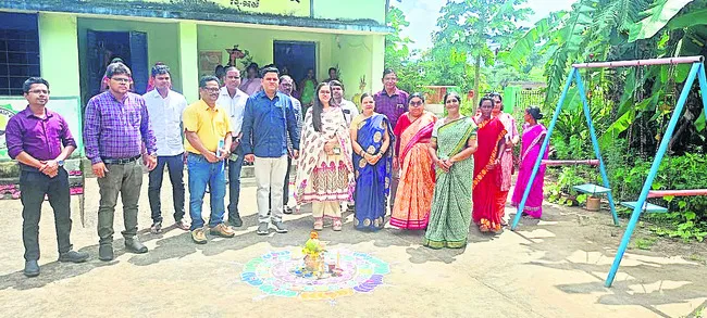 గజపతి జిల్లాలో అధికారుల పర్యటన 