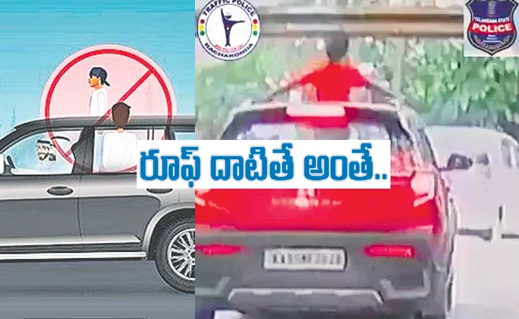 Bengaluru Sunroof Mishap: Hyderabad Police holds Awareness