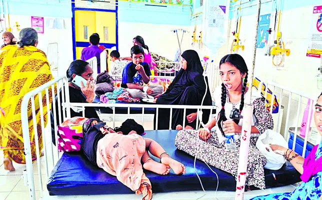 ప్రబలుతున్న జ్వరం... వణుకుతున్న జనం 
