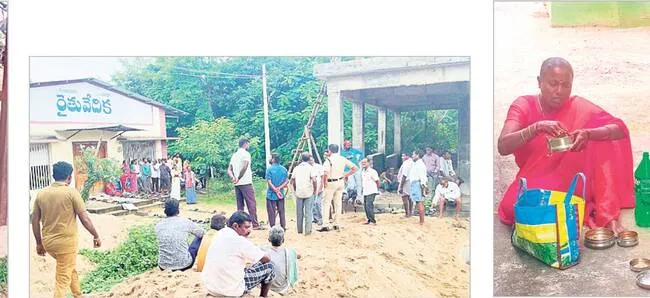  Farmers waiting for UREA in Gunjapadu