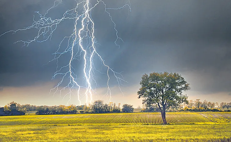 Lightning strikes in the country have increased fourfold in 5 years