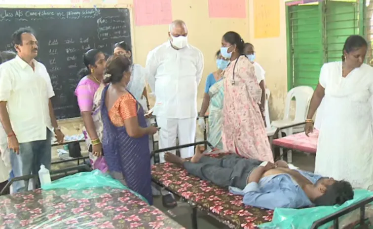 Vijayawada: Ysrcp Leaders Visited Diarrhea Victims