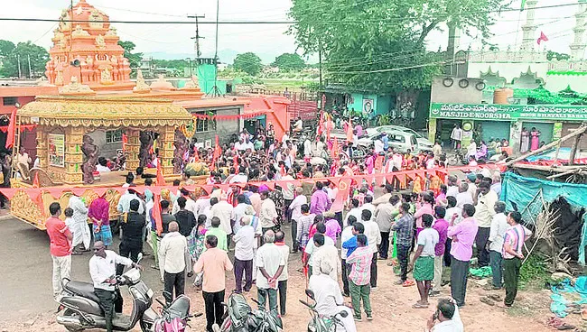 Swami procession in Punganur