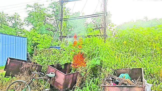 ట్రాన్స్ఫార్మర్లో మంటలు