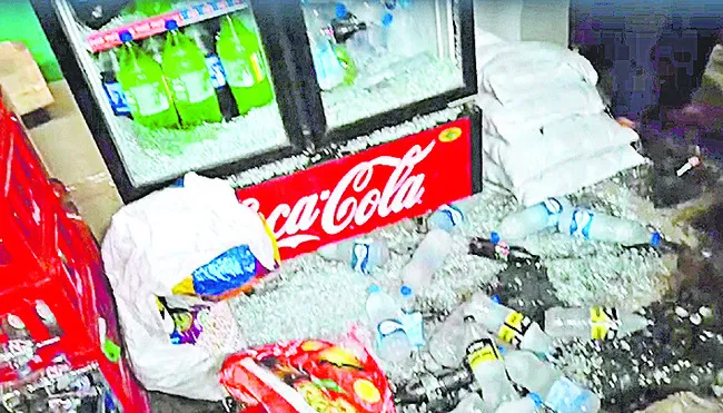 జనసేన రౌడీల దుశ్చర్య