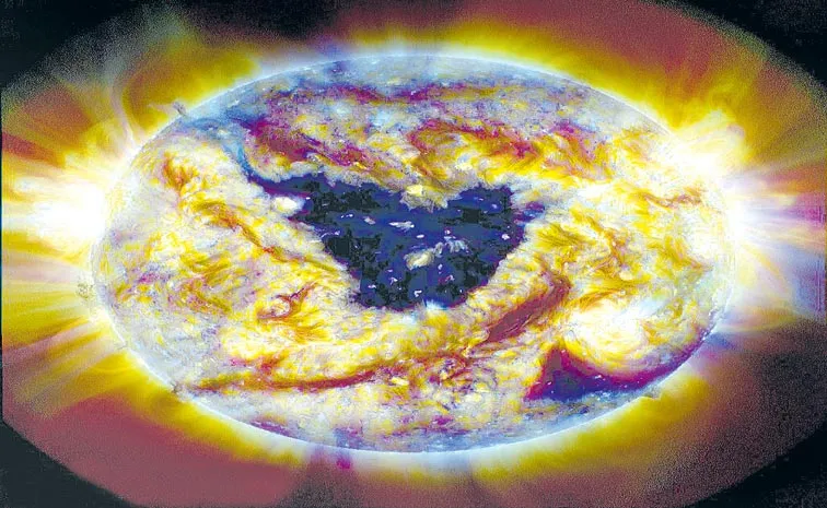 Butterfly-shaped hole pops up on the Sun says Solar Dynamics Observatory