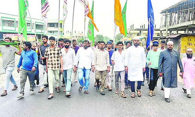 ధారూరులో మిలాద్‌ ఉన్‌ నబీ ర్యాలీ 